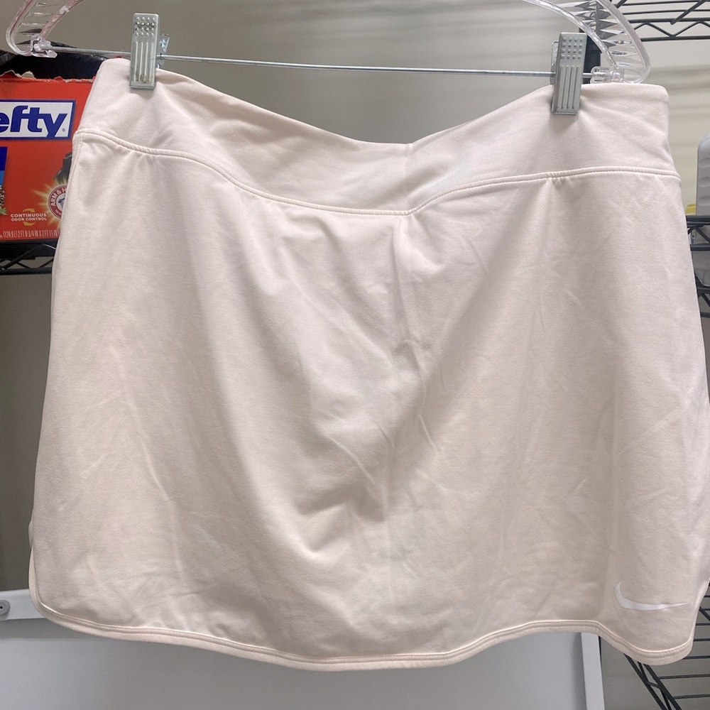 NIKE Dri-fit Tennis Skirt Skort Women’s Size L Long Light Pink